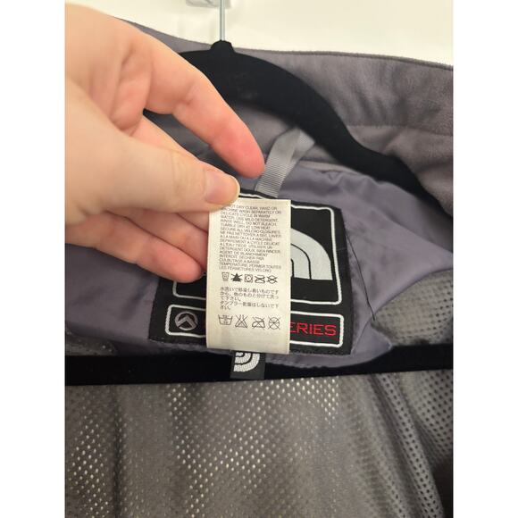 The North Face Jacket Womens Medium Blue Grey HyVent Waterproof Hooded Full Zip - Picture 11 of 11
